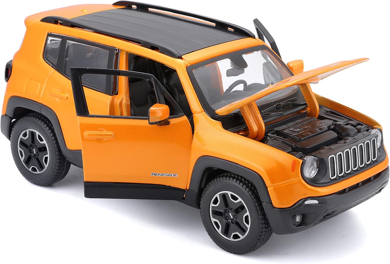 Maisto Diecast Jeep Renegade Orange - 1/24