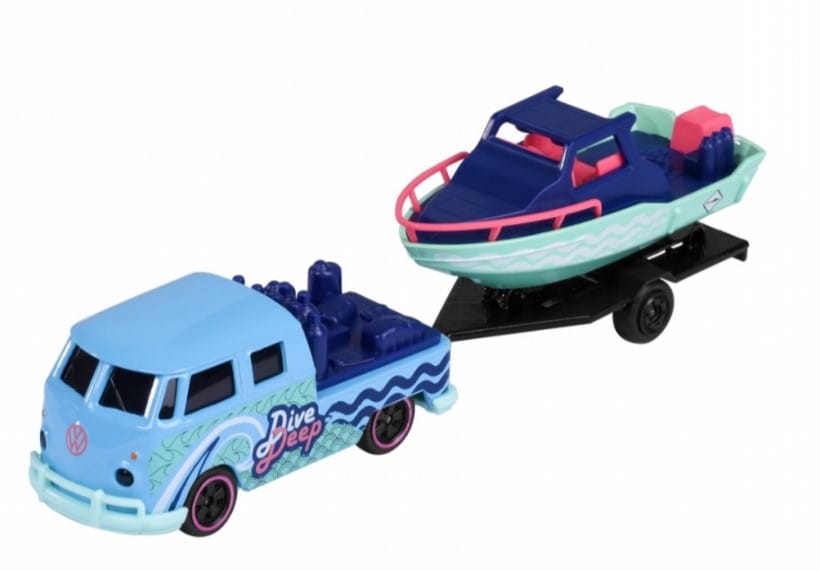 Majorette Volkswagen The Originals T1 with Trailer Blue