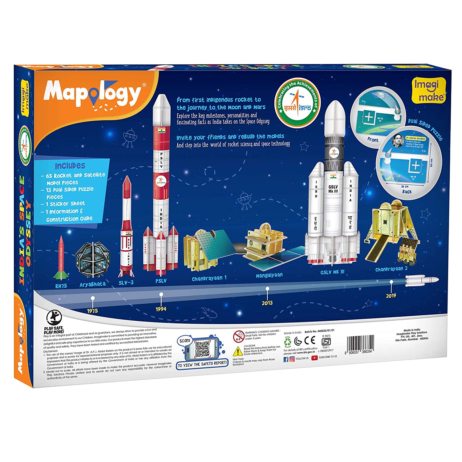 Imagimake Mapology India's Space Odyssey