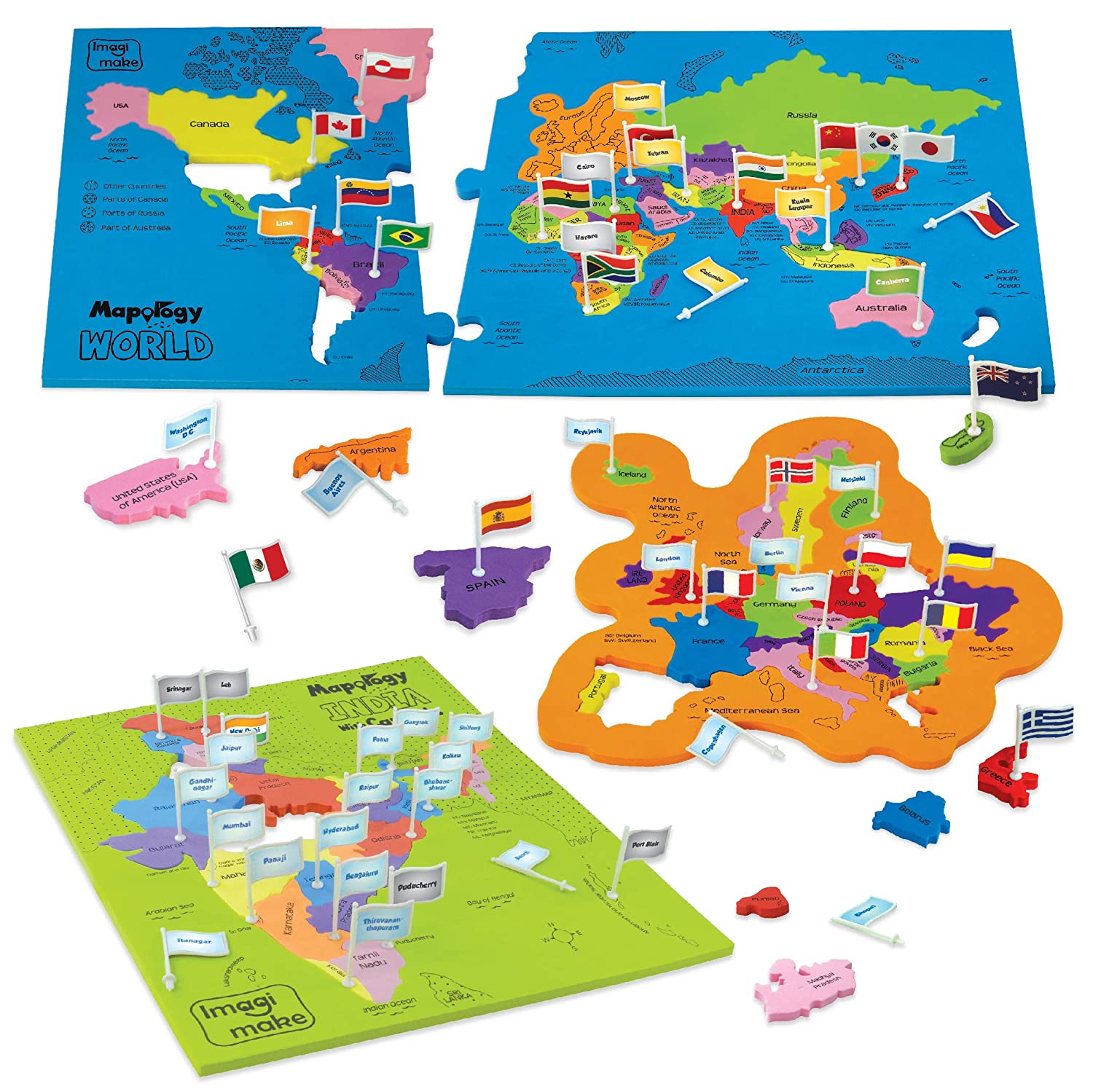 Imagimake Mapology World And India