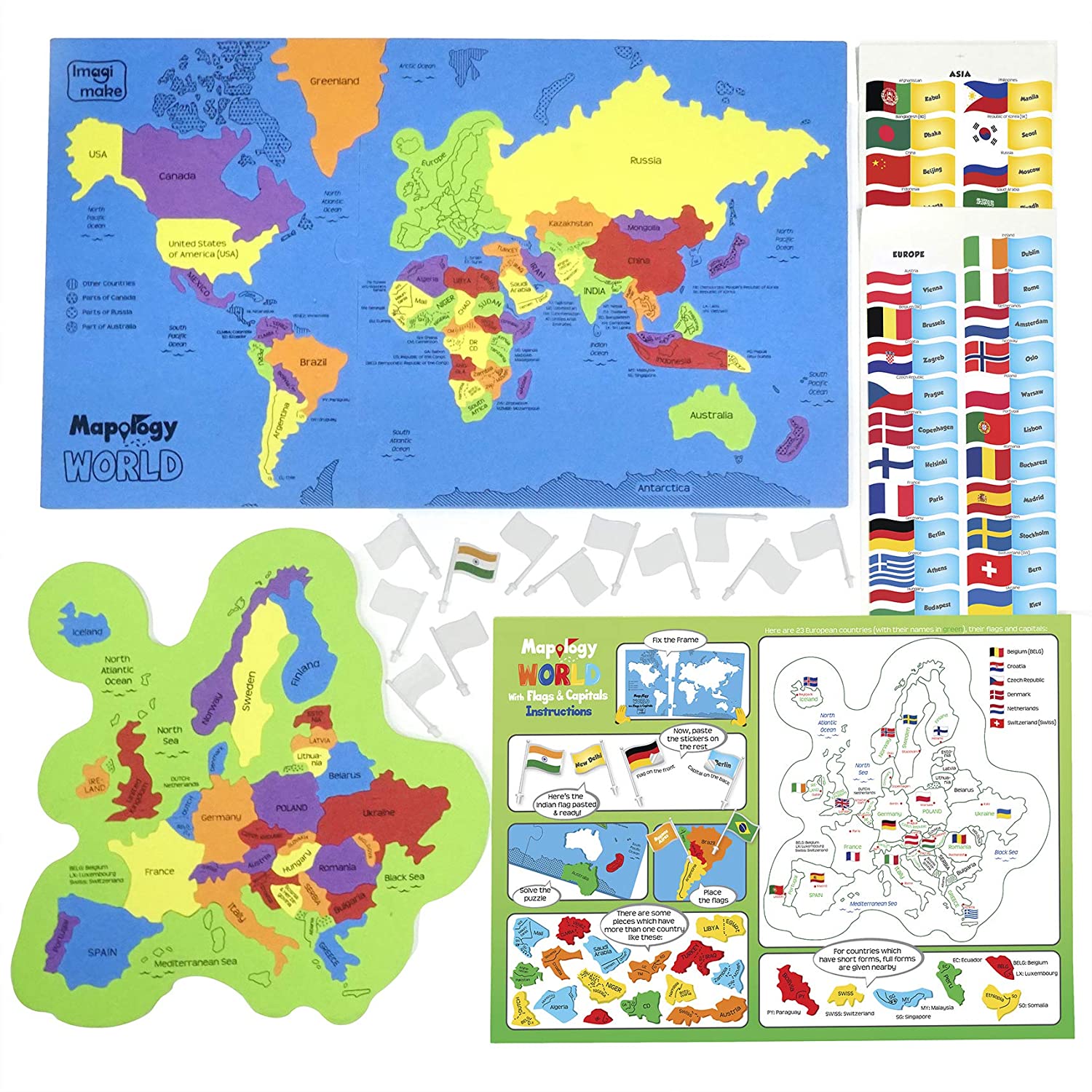 Imagimake Mapology World And India
