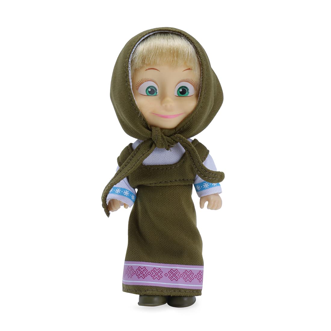 Simba Masha And The Bear Colourful Masha Doll - Olive