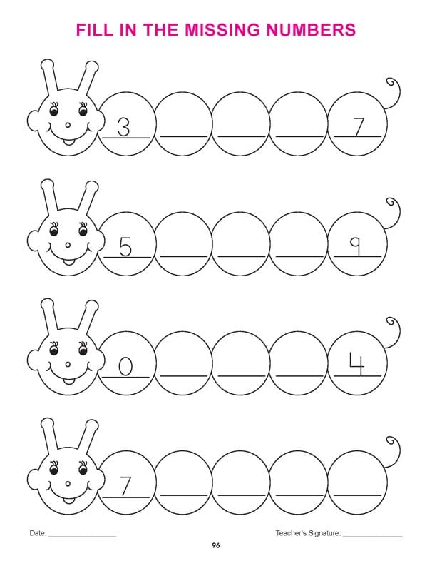 Dreamland Publications - Nursery Math Practice Book