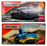 Matchbox 2024 Chevrolet Camaro ZL1 Convertible And Road Roller