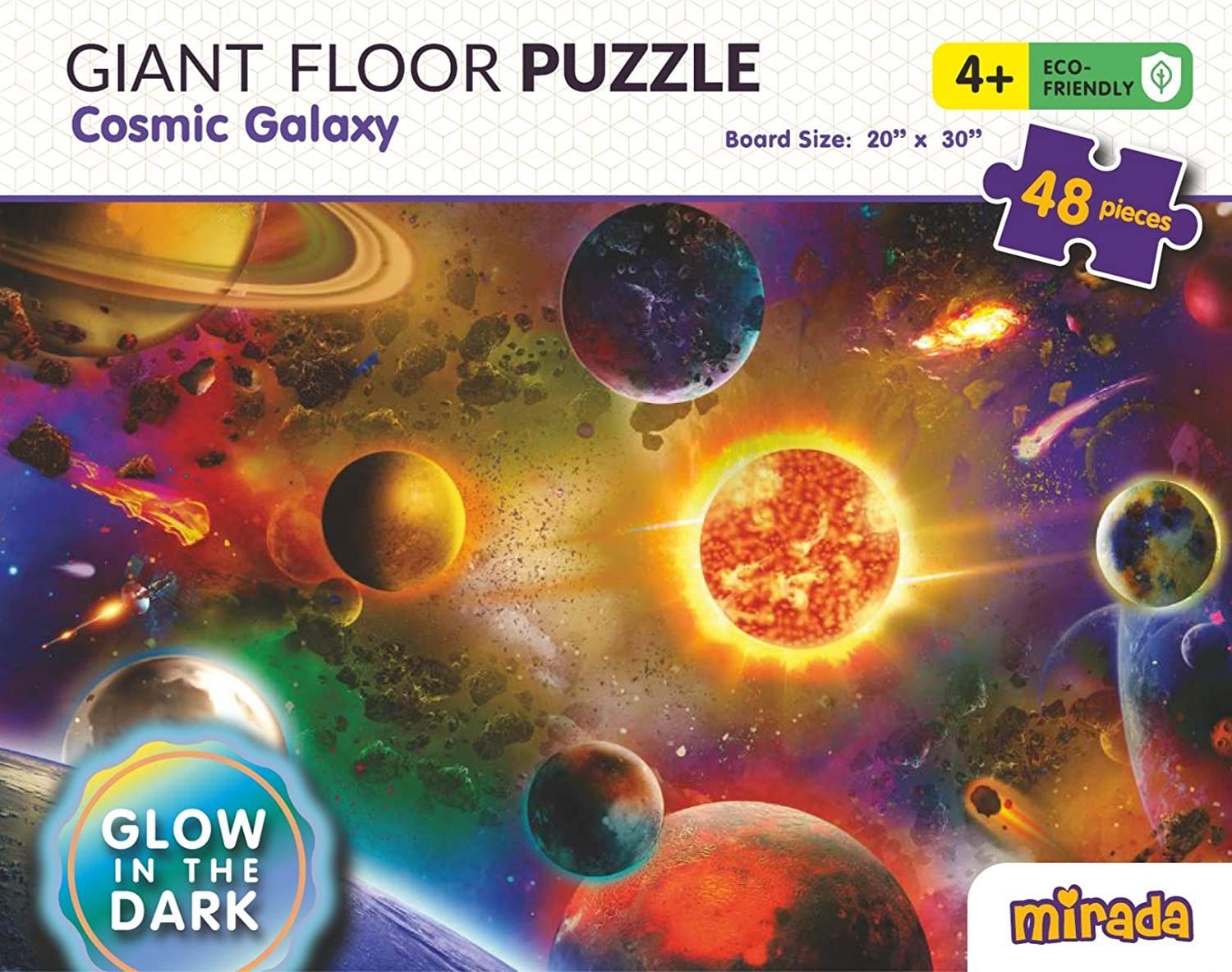 Mirada Giant Floor Puzzle Cosmic Galaxy