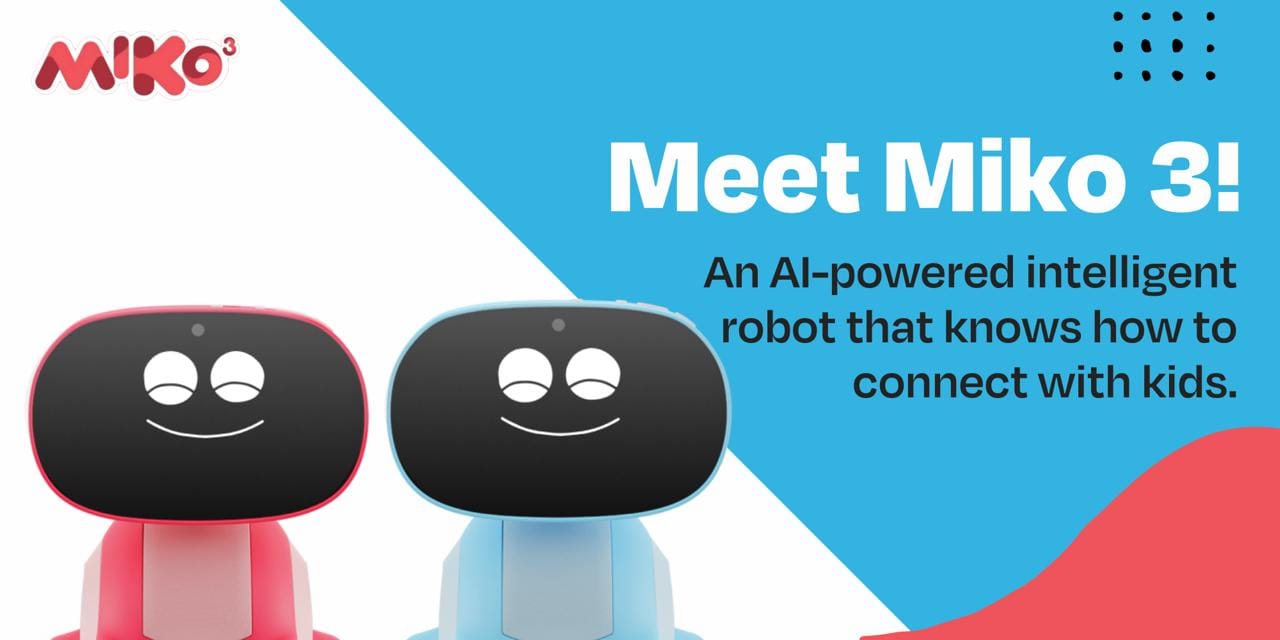 Miko 3 Personal AI Robot For Kids Blue
