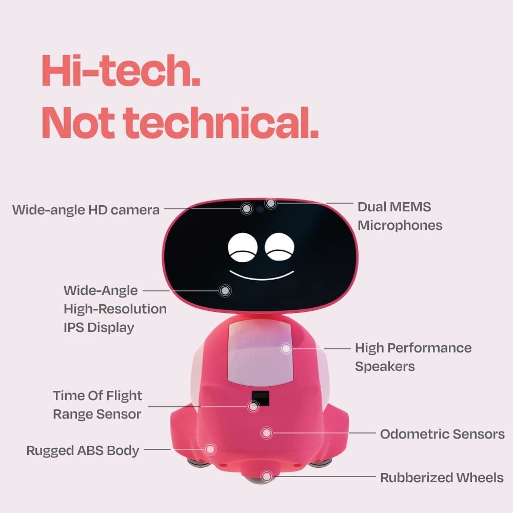 Miko 3 Personal AI Robot For Kids Red