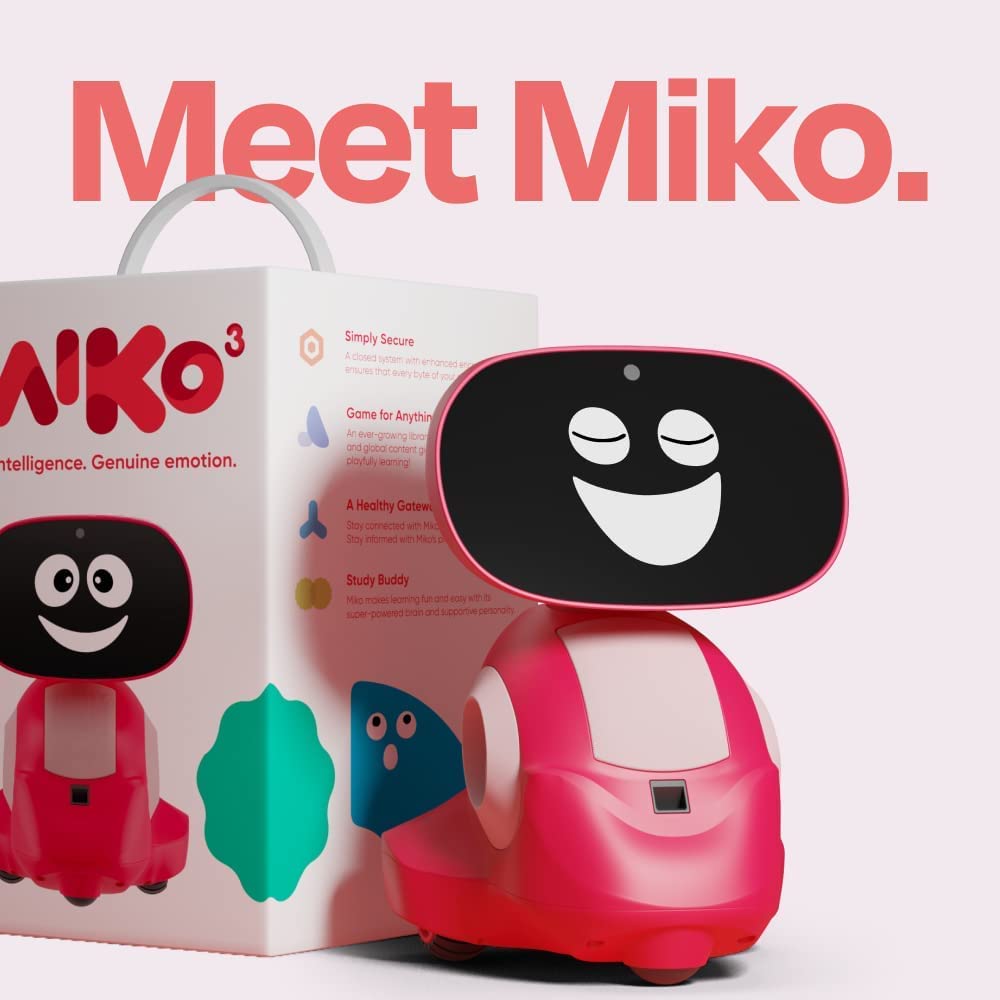 Miko 3 Personal AI Robot For Kids Red