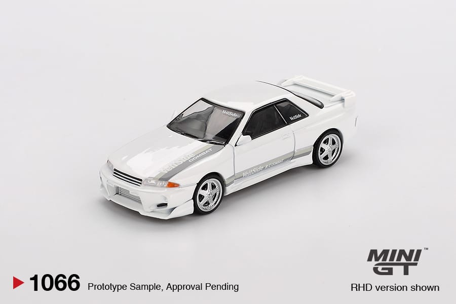 Mini GT 1066 Nissan Skyline GT-R (R32) VeilSide Combat C-I White