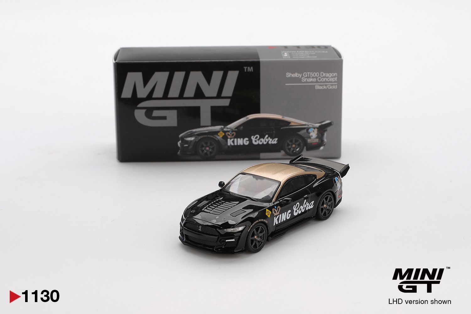 Mini GT 1130 Shelby GT500 Dragon Snake Concept Black/Gold