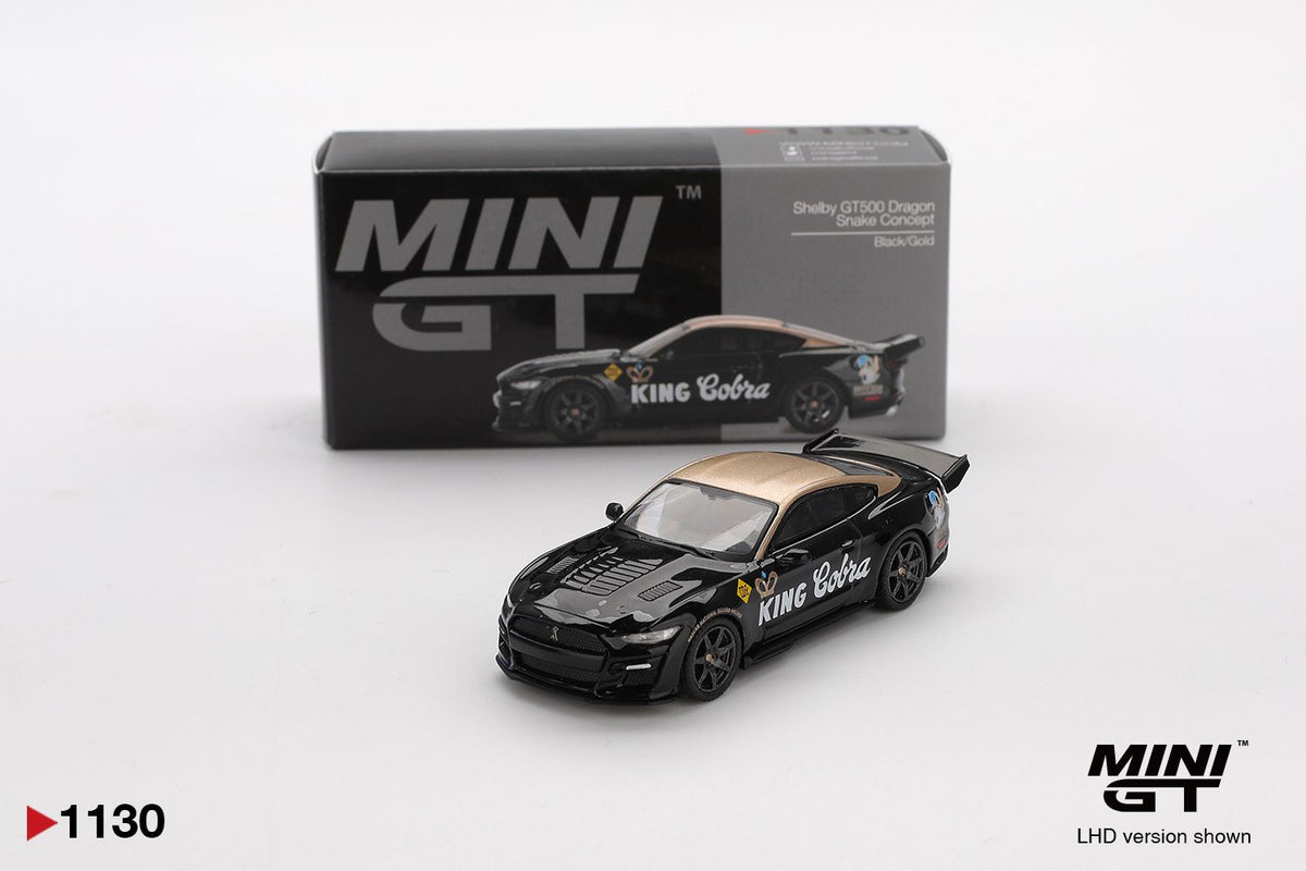 Mini GT 1130 Shelby GT500 Dragon Snake Concept Black/Gold