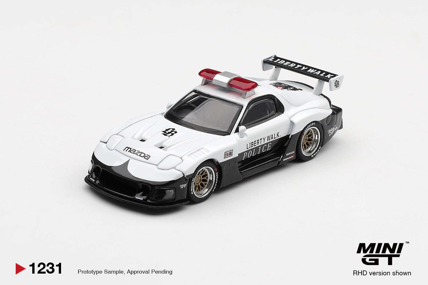 Mini GT 1231 MAZDA RX-7 LB-Super Silhouette Police