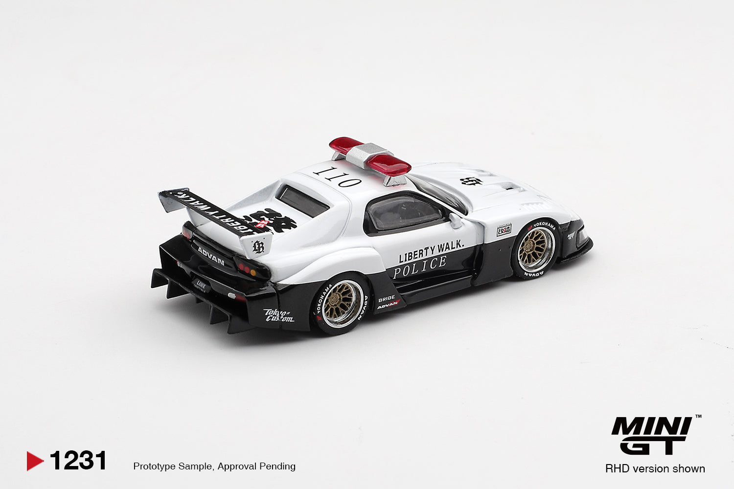 Mini GT 1231 MAZDA RX-7 LB-Super Silhouette Police