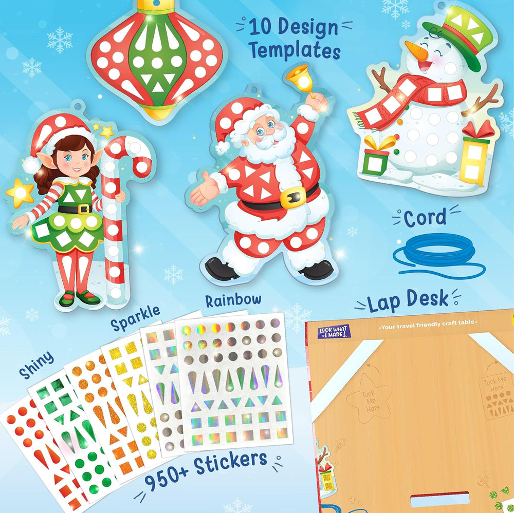 Imagimake Mirror Mosaic Christmas Ornaments