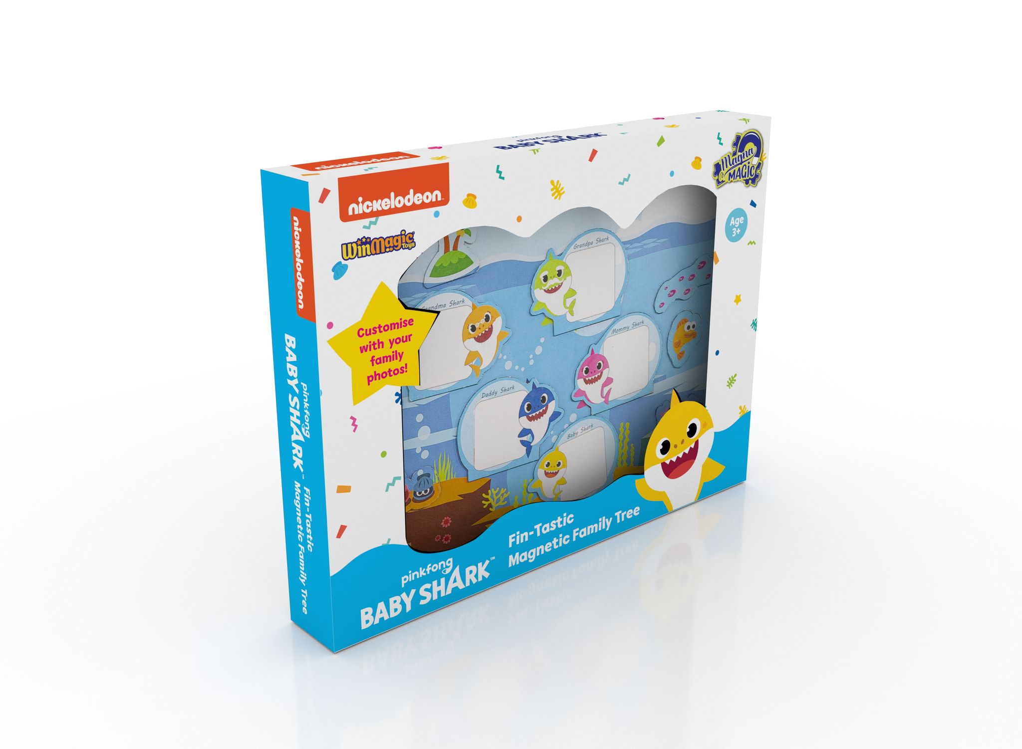 Baby Shark Fin-Tastic Magnetic Family Tree