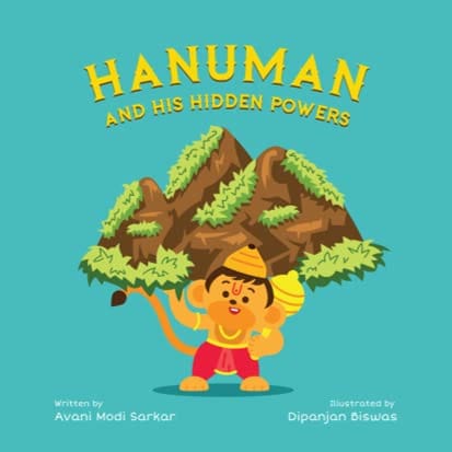 Hanuman and His Hidden Powers illustrated story book for kids