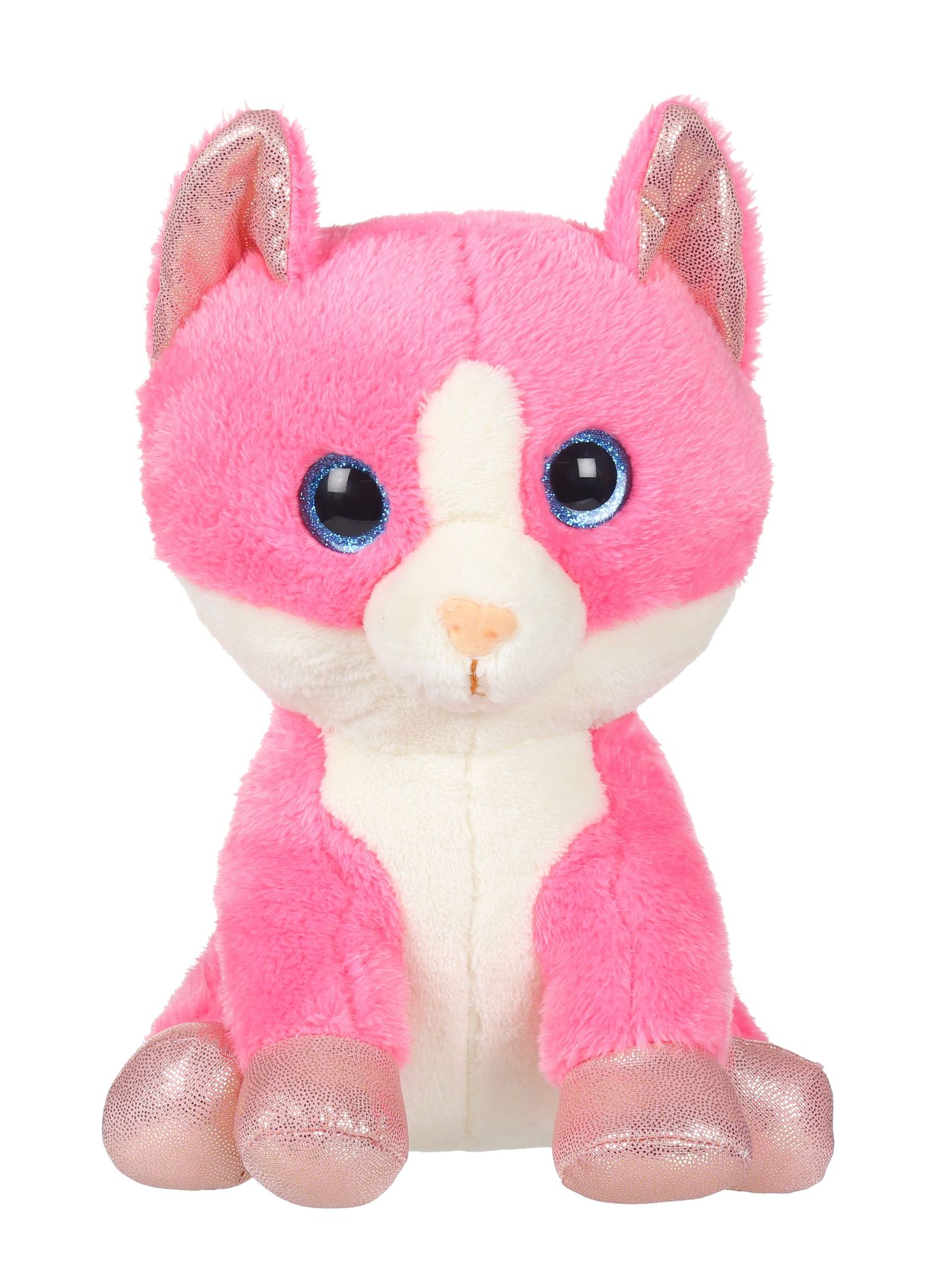 Mirada Cat With Glitter Eye Dark Pink