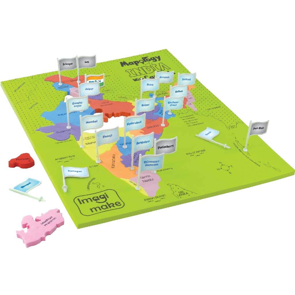 Imagimake Mapology India With Capitals