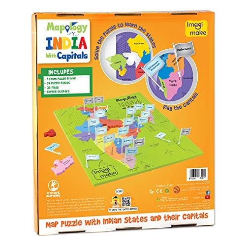 Imagimake Mapology India With Capitals