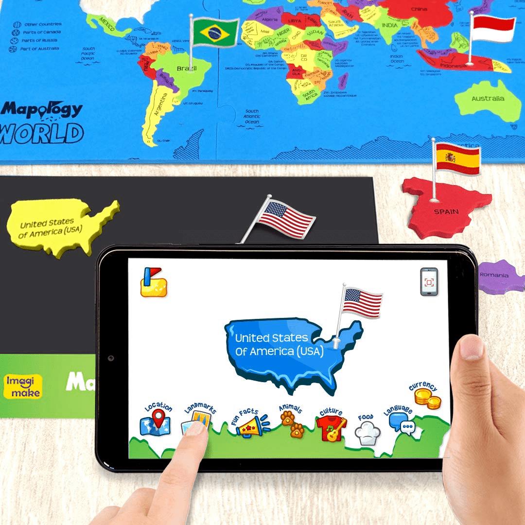 Imagimake Mapology World Augmented Reality AR