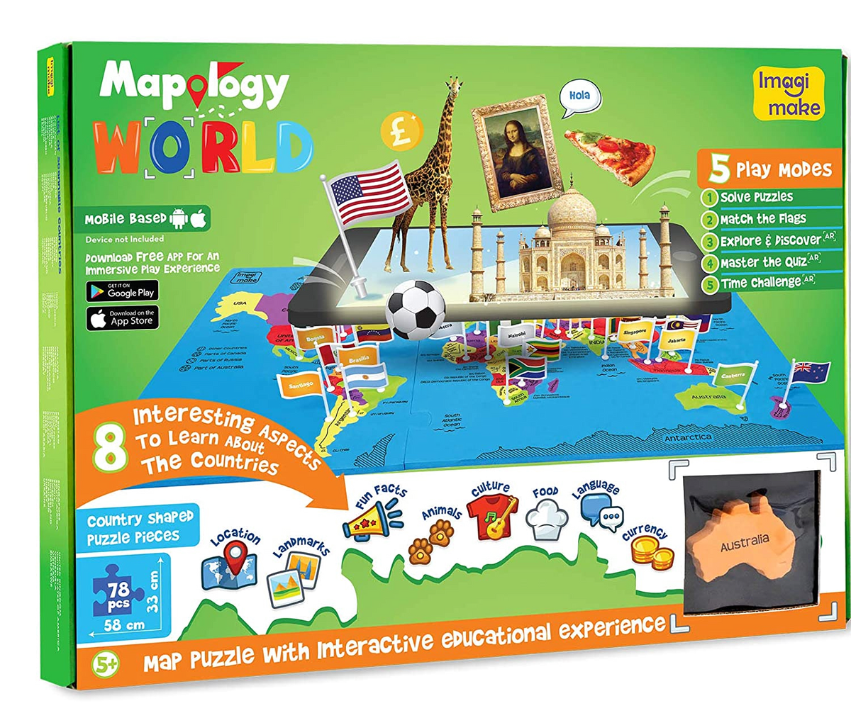 Imagimake Mapology World Augmented Reality AR