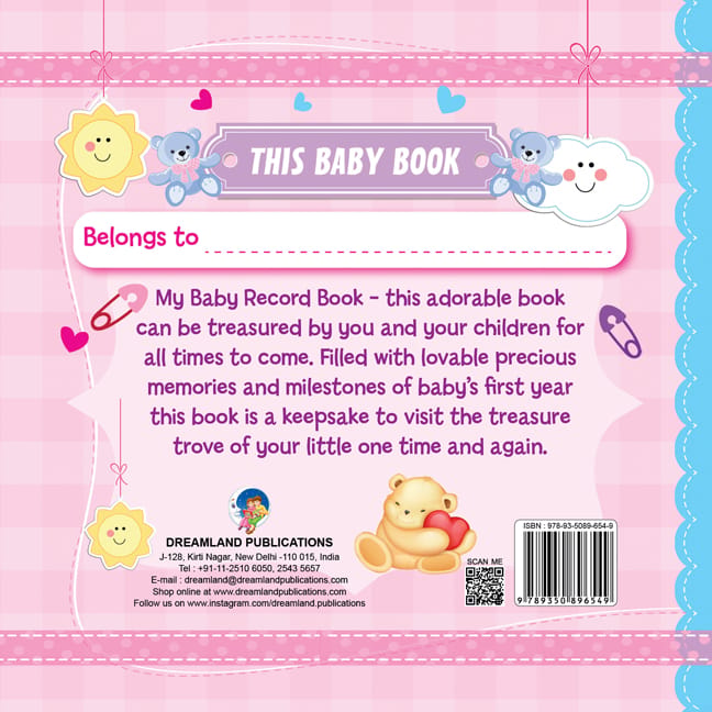 Dreamland Publications - My Baby Record Book