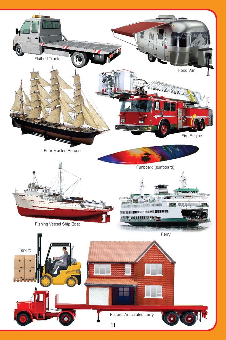 Dreamland Publications -My Jumbo Vehicles Pictionary