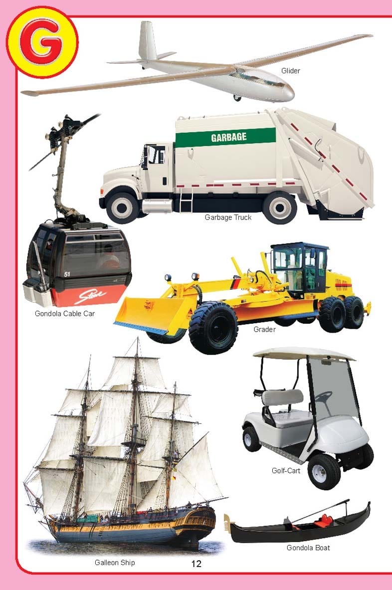 Dreamland Publications -My Jumbo Vehicles Pictionary