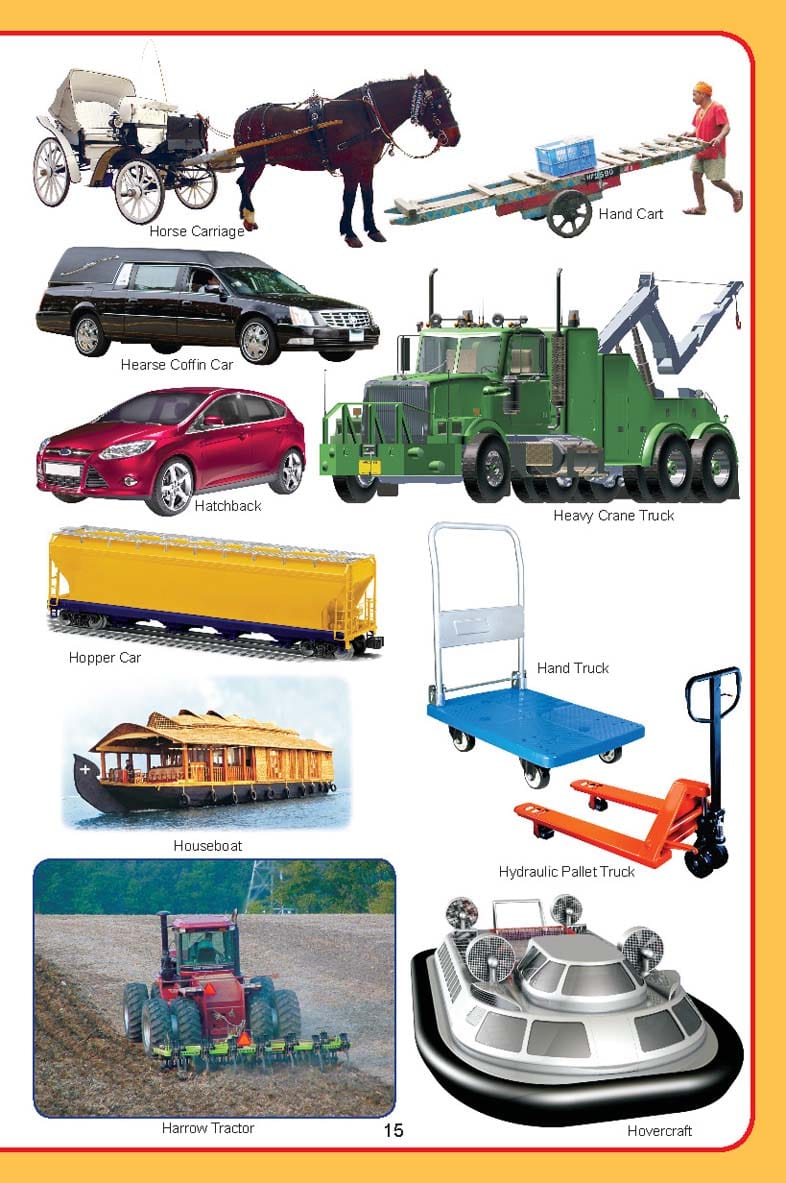 Dreamland Publications -My Jumbo Vehicles Pictionary