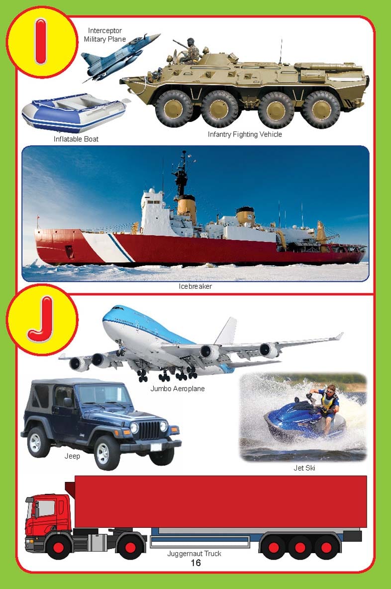 Dreamland Publications -My Jumbo Vehicles Pictionary