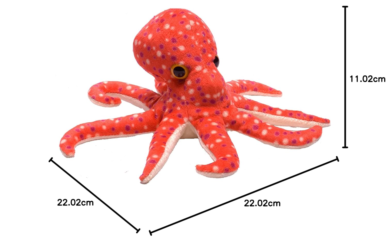 Wild Republic Hug'ems Octopus 7 Inch