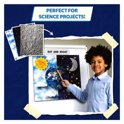 Skillmatics Clever Prints: Outer Space | Construction Paper
