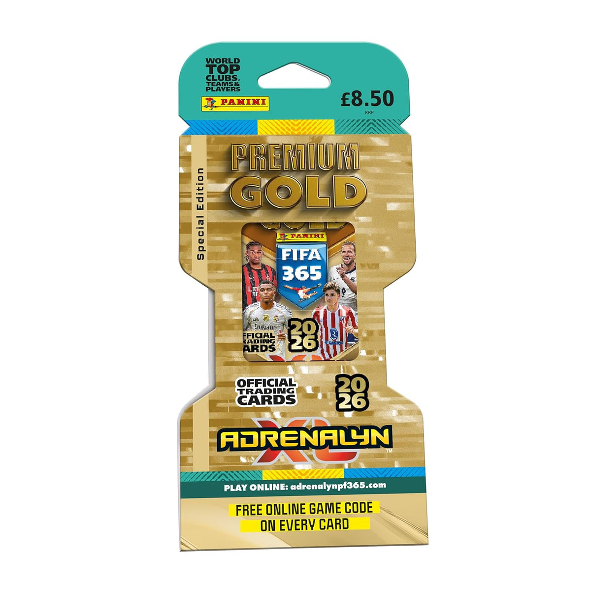 Panini FIFA 365 2026 Trading Cards Game Pouch Premium Gold