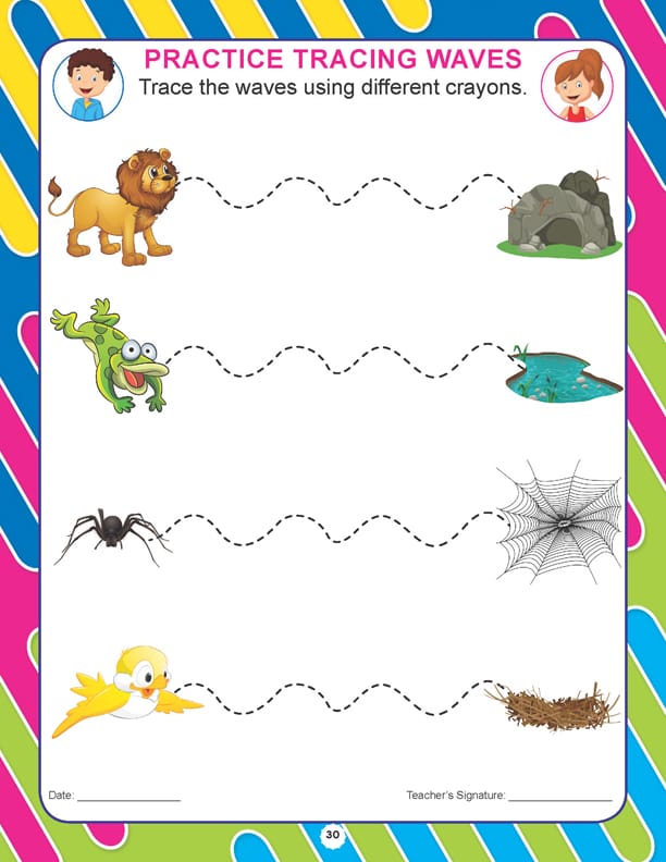 Dreamland Publications - Pre-Nursery Pattern Writing