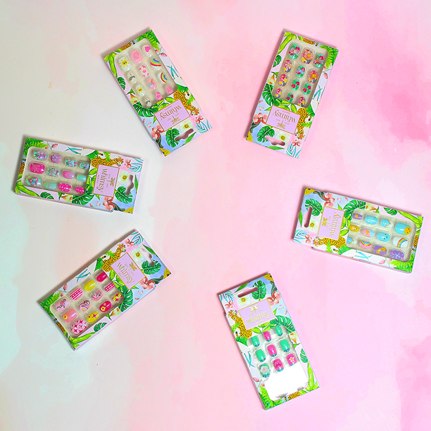 Whimsy Butterfly Press ON Nails