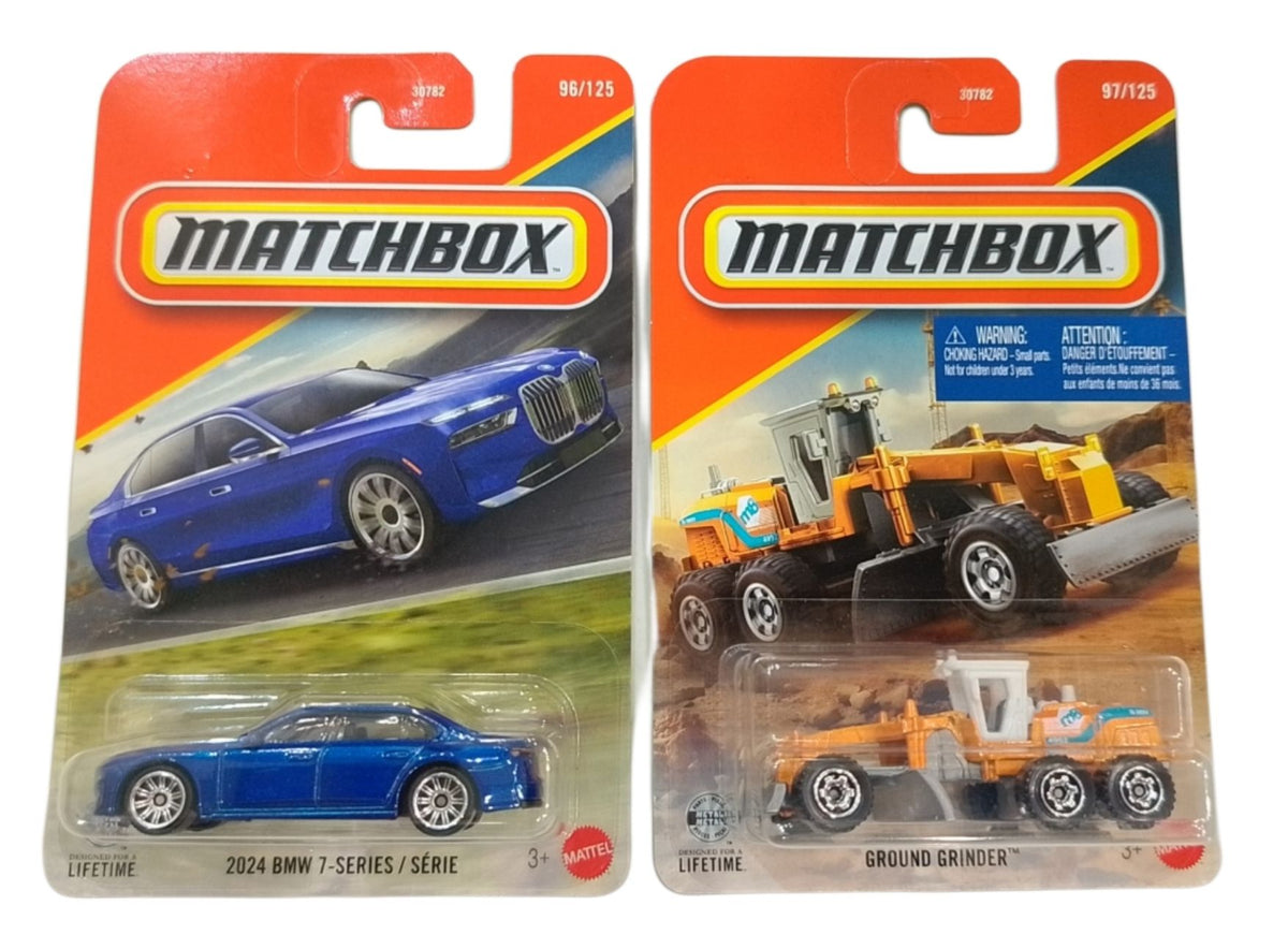 Matchbox 2024 Bmw 7-Series / Serie and Ground Grinder