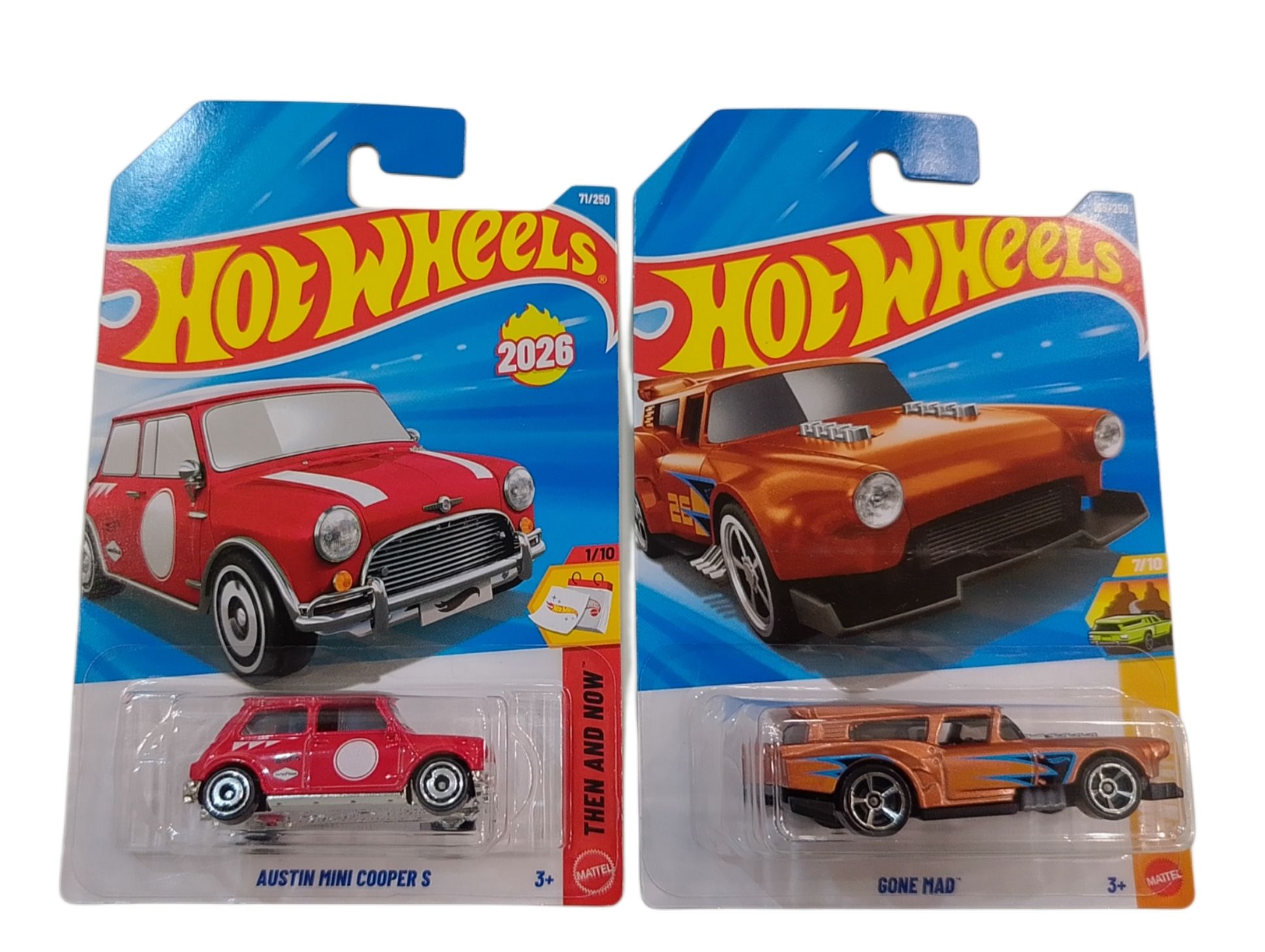 Hot Wheels Austin Mini Cooper S and Gone Mad