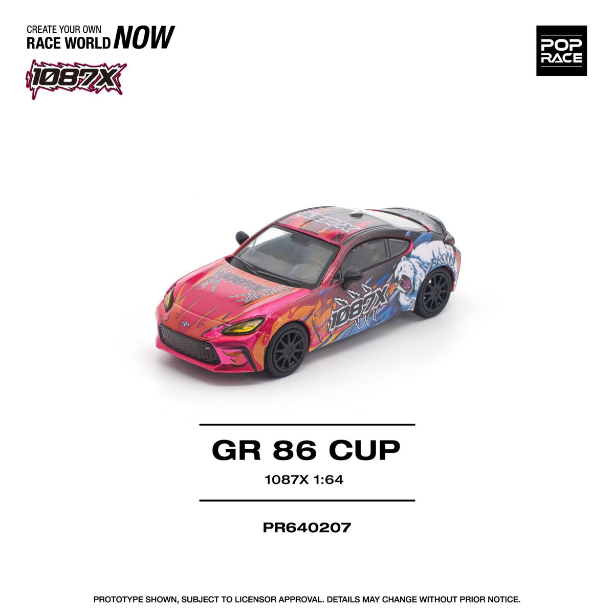 POP RACE Toyota 1087X GR86 Cup - PR640207