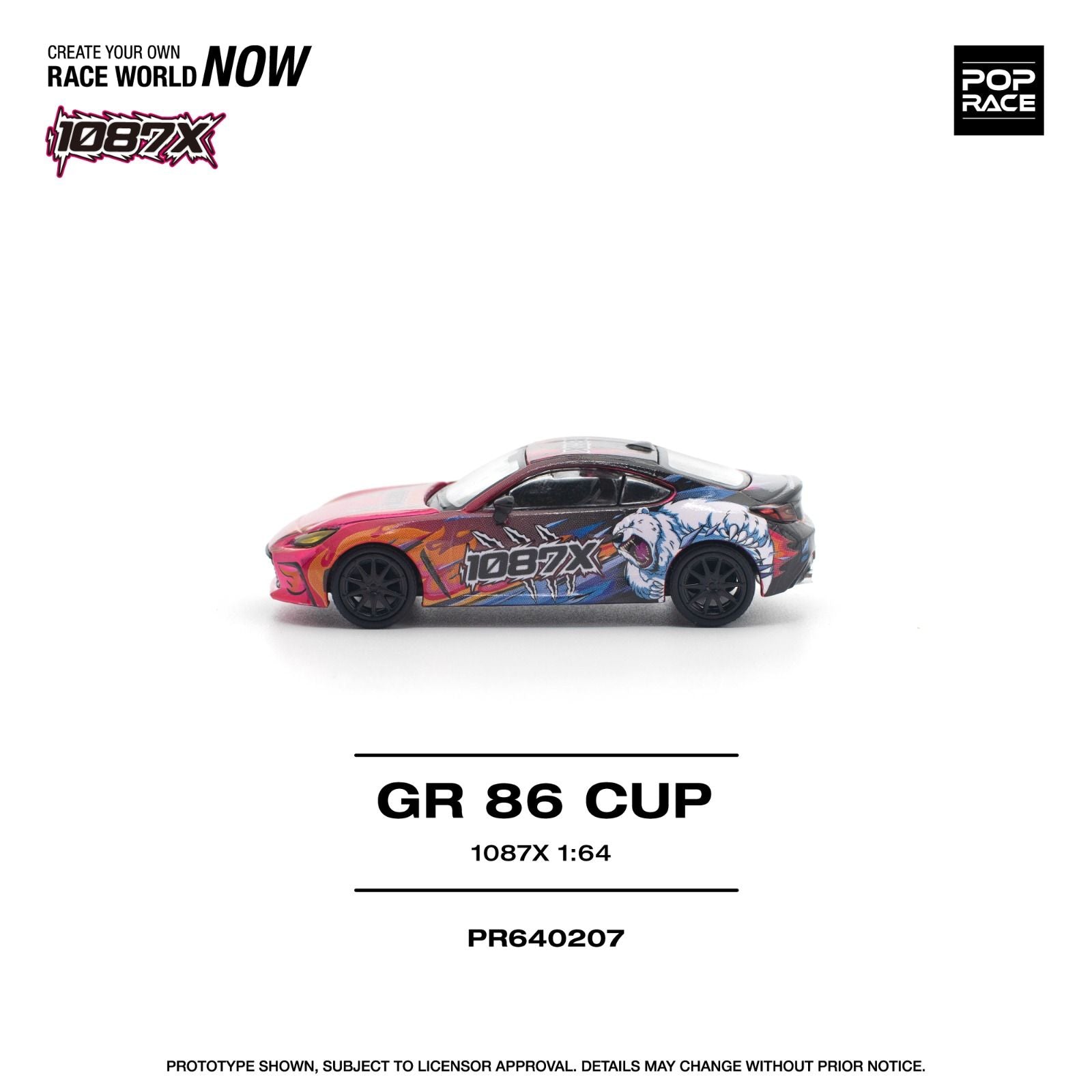 POP RACE Toyota 1087X GR86 Cup - PR640207
