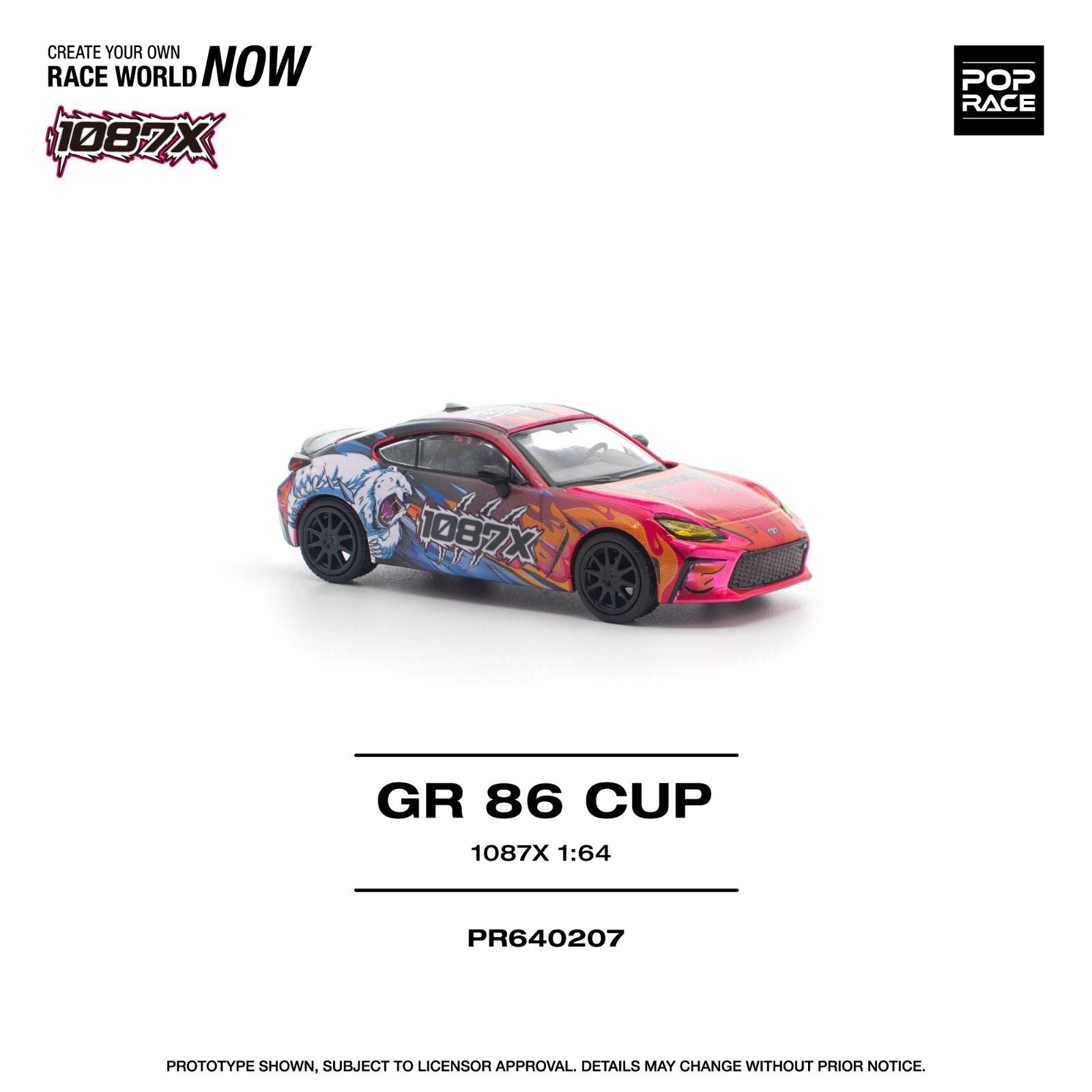 POP RACE Toyota 1087X GR86 Cup - PR640207