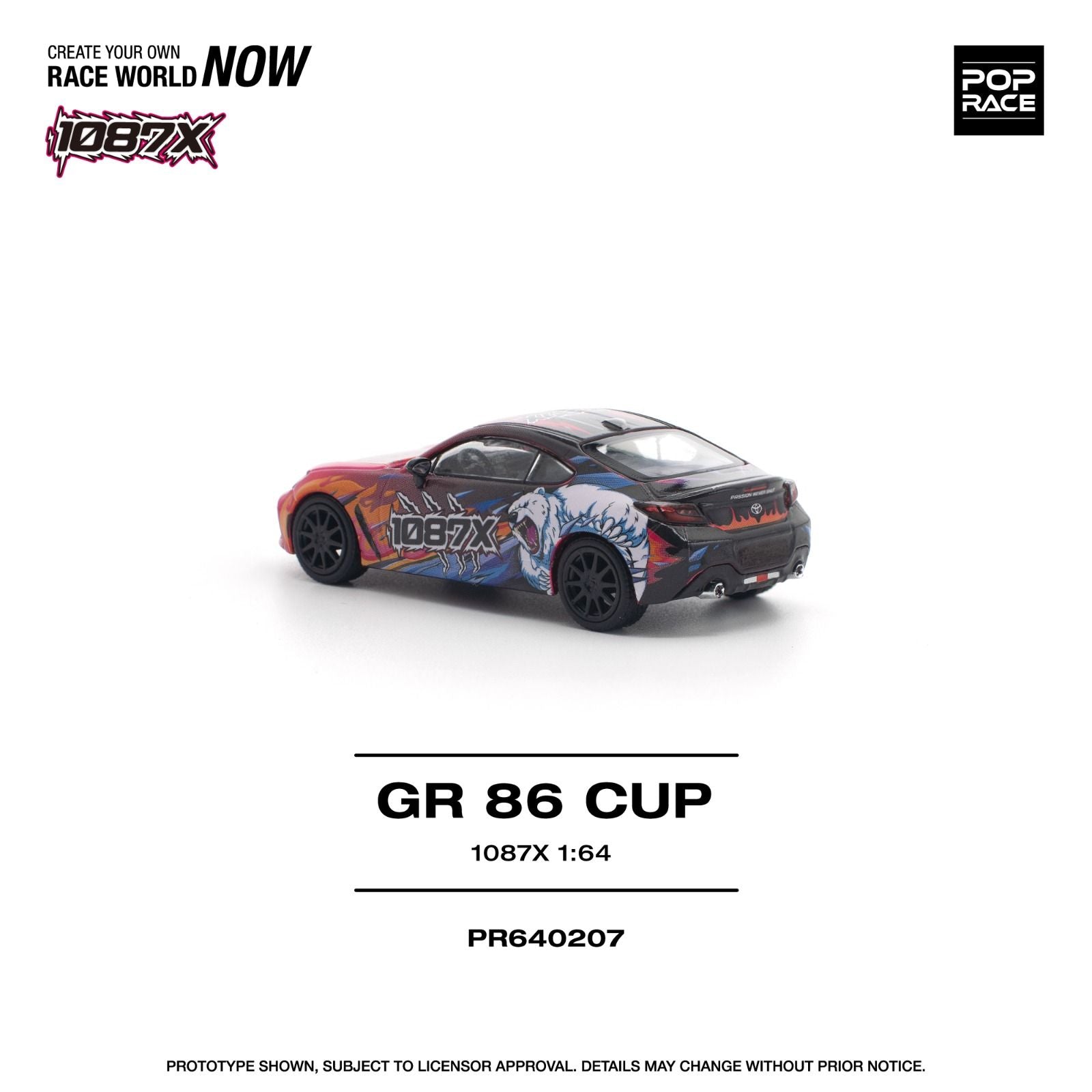 POP RACE Toyota 1087X GR86 Cup - PR640207