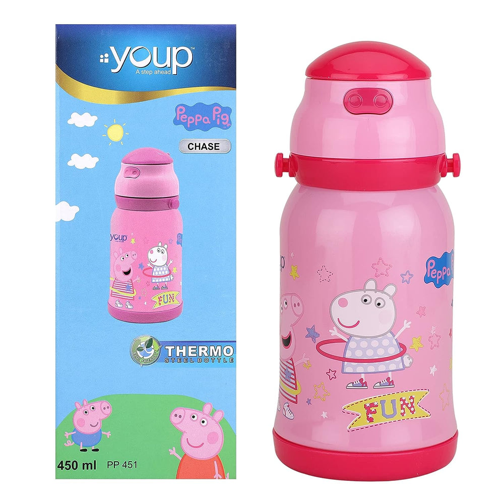 Youp, School Supplies, Back to School, water bottle, peppa pig