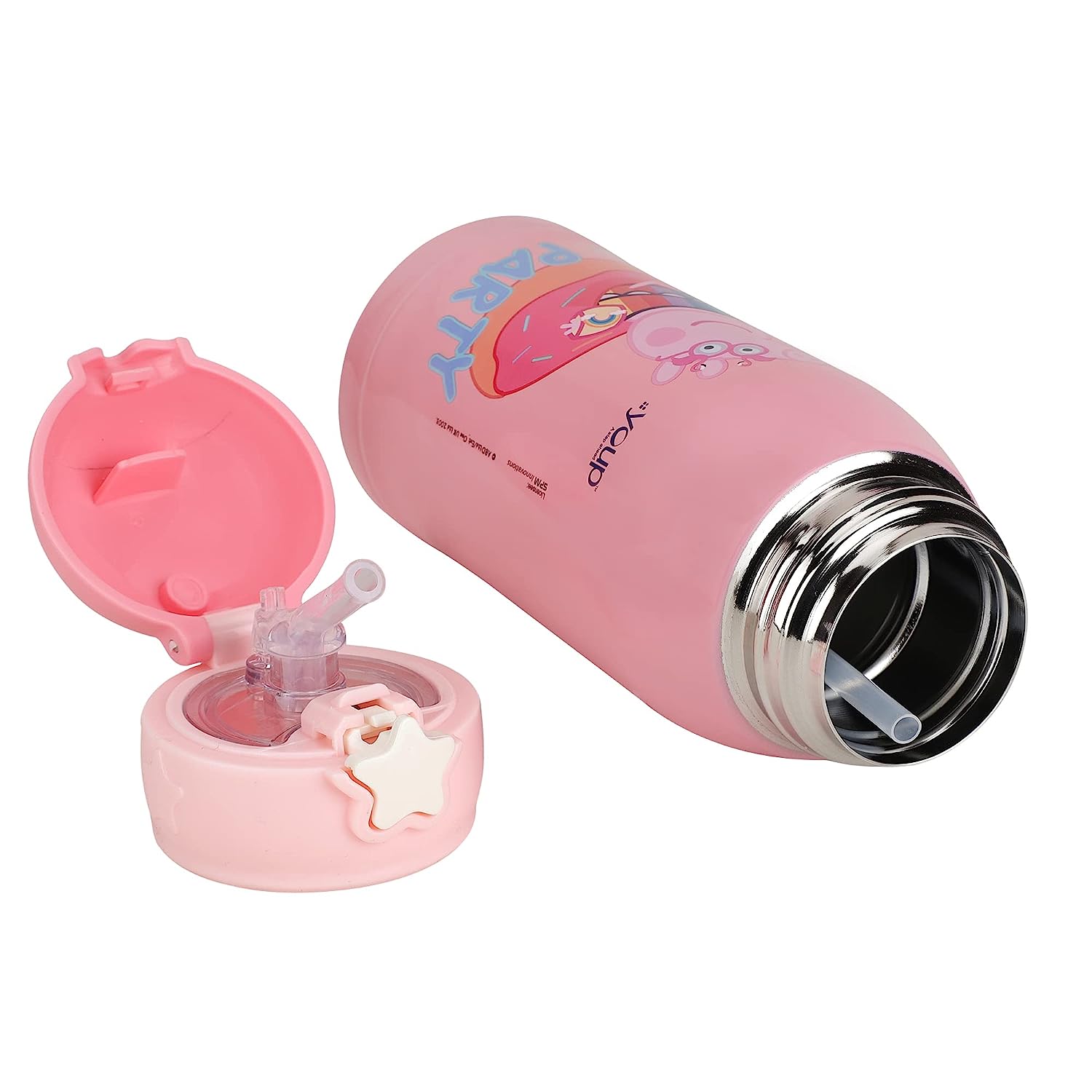 Youp Peppa Pig Kids Insulated Double Wall Sipper Bottle Zippy - 550 ml