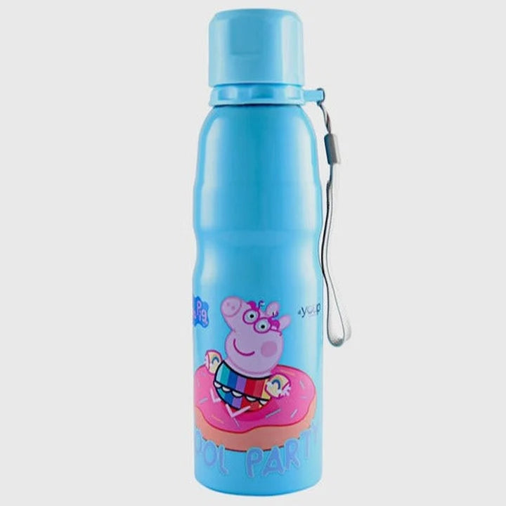 Youp Stainless Steel Blue Color Peppa Pig kids Water Bottle HARPER - 750 ml