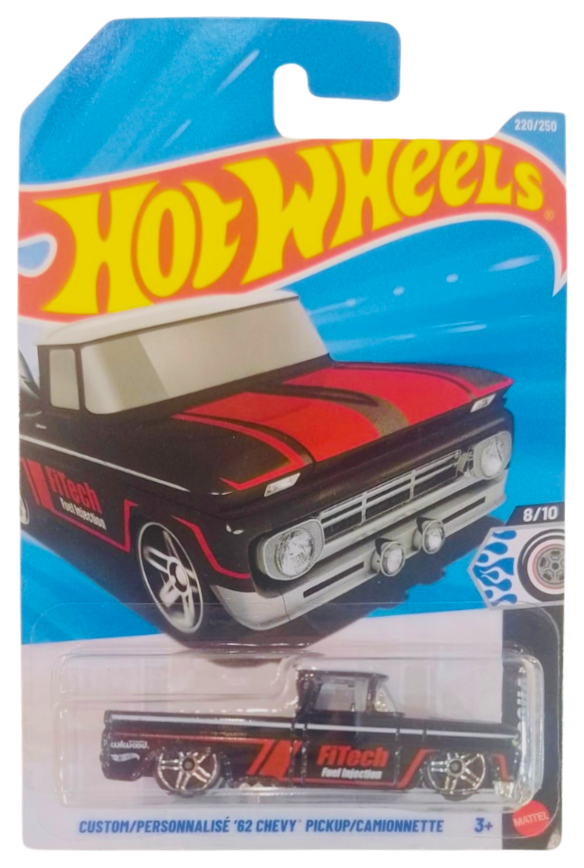 Hot Wheels Custom/Personnalisé '62 Chevy Pickup/Camionnette