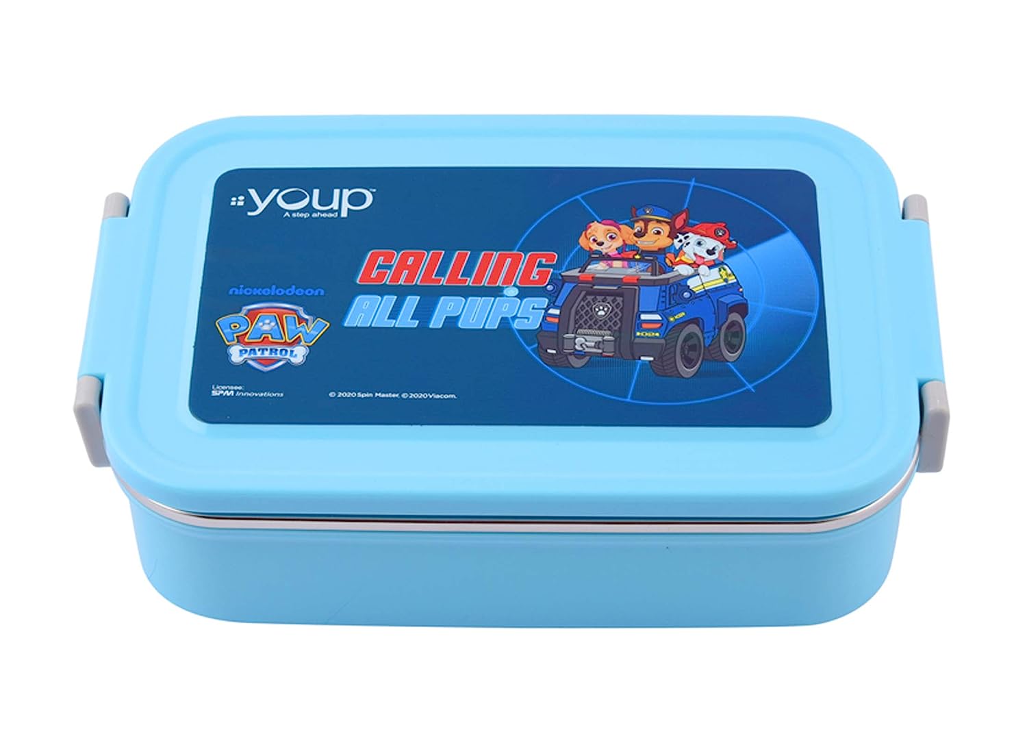 Youp Paw Patrol Tasty Bites Lunch Box with Spoon Blue