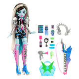 Monster High Amped Up Frankie Stein Rockstar Doll with keytar and accessories