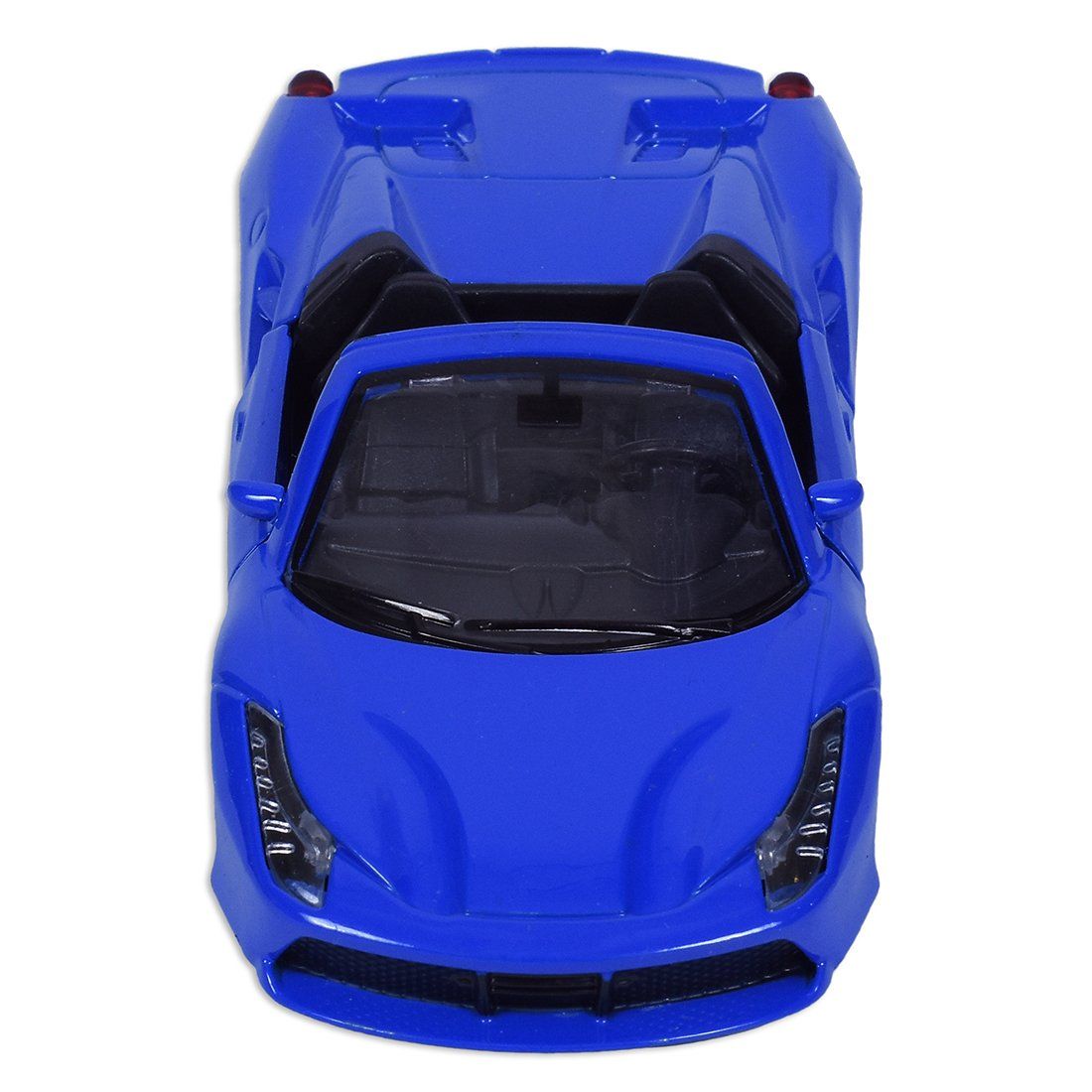Road Burner Diecast Metal Racers Pull back car Blue