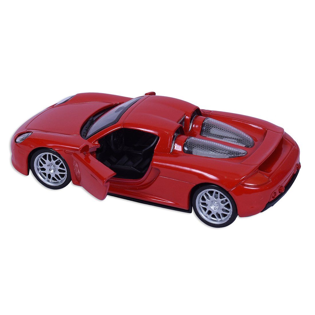 Road Burner Diecast Metal Racers Pull back car Red Type 1