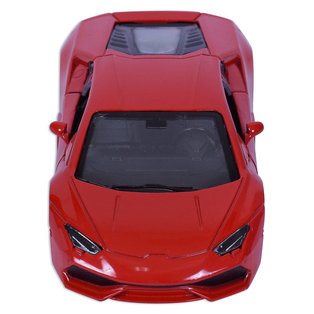 Road Burner Diecast Metal Racers Pull back car Red Type 2